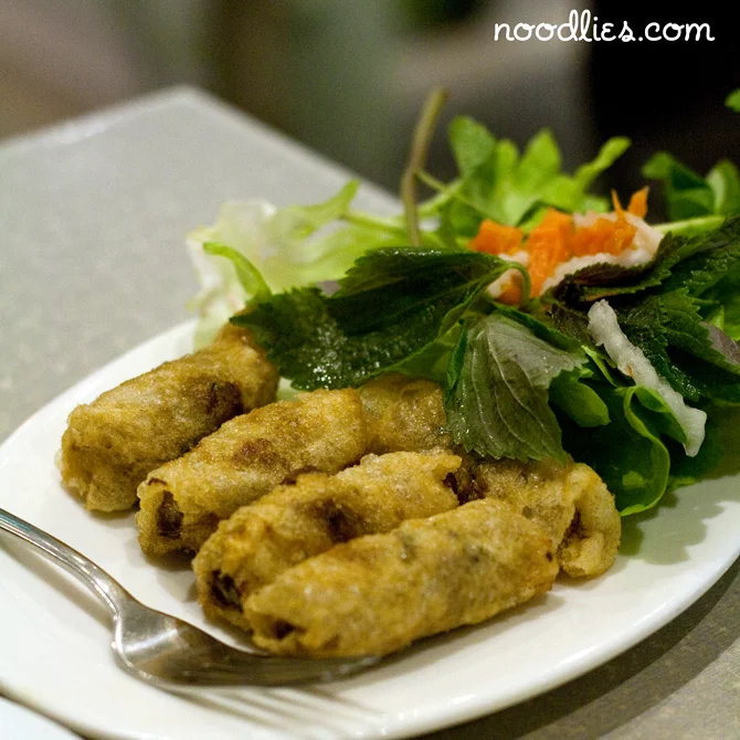 Taro spring rolls
