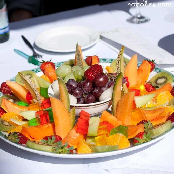 Fruit platter