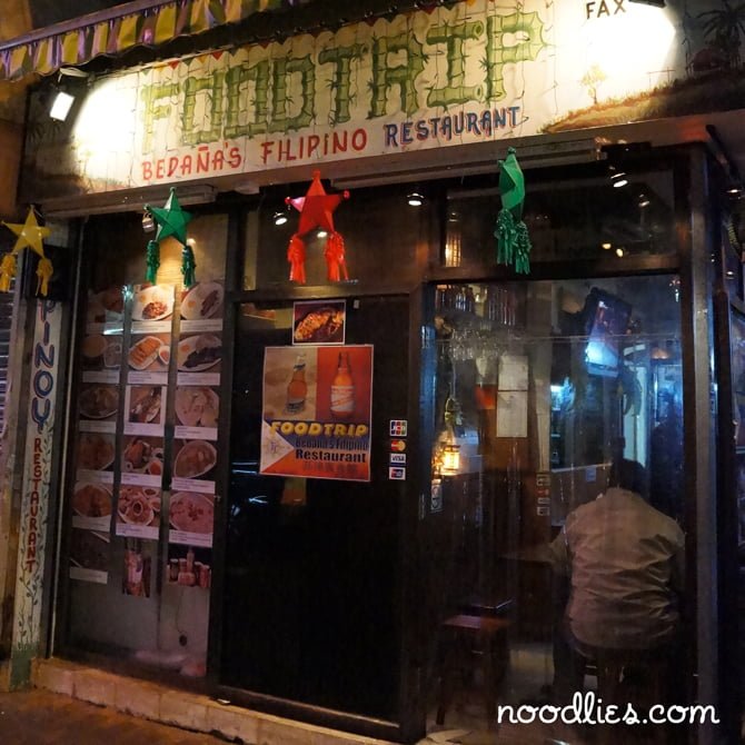 Foodtrip Bedana’s Filipino Restaurant, Jordan, Kowloon, Hong Kong