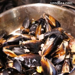 mussels in cream sauce