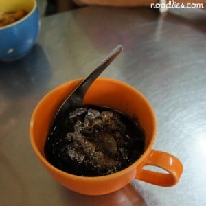 grass jelly dessert