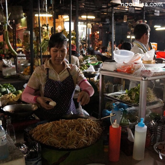 Fried Noodlies, Russian Market, Phnom Penh, Cambodia