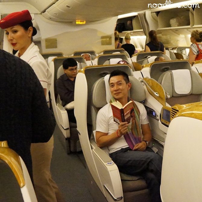 Emirates Business Class, Bangkok to Sydney