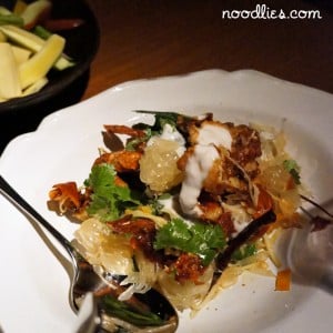 Nahm bangkok soft shell crab salad