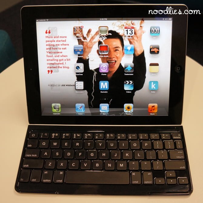 Logitech Ultrathin Keyboard Cover for iPad Noodlies Review