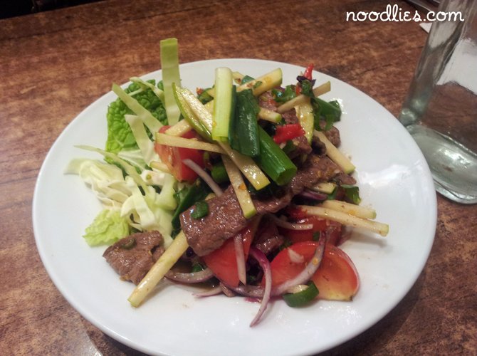 lao city thai yum nua | noodlies - A Sydney food blog by Thang Ngo