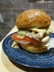 the burger shed chicken burger