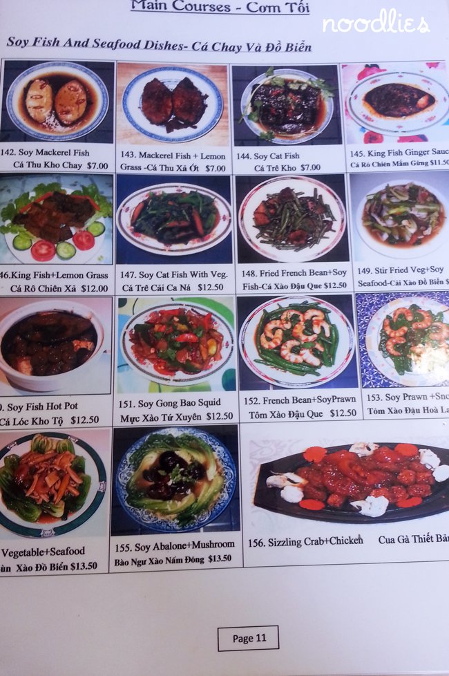 duy linh menu