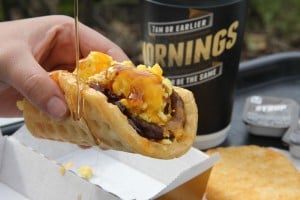 waffle taco taco bell