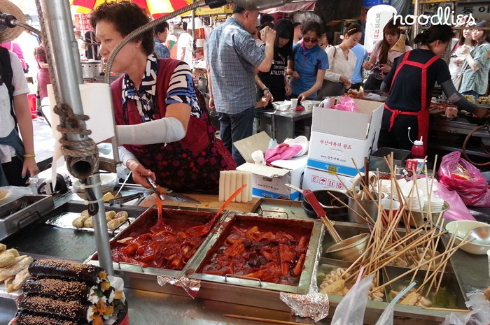 Street food in Busan, South Korea