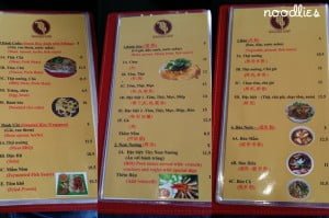 thy vietnamese eatery menu