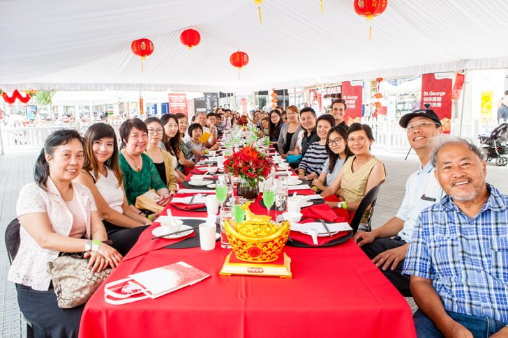 St.George Australia’s Longest Lunar New Year Table