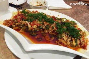 chilli and spicy chinatown eggplant