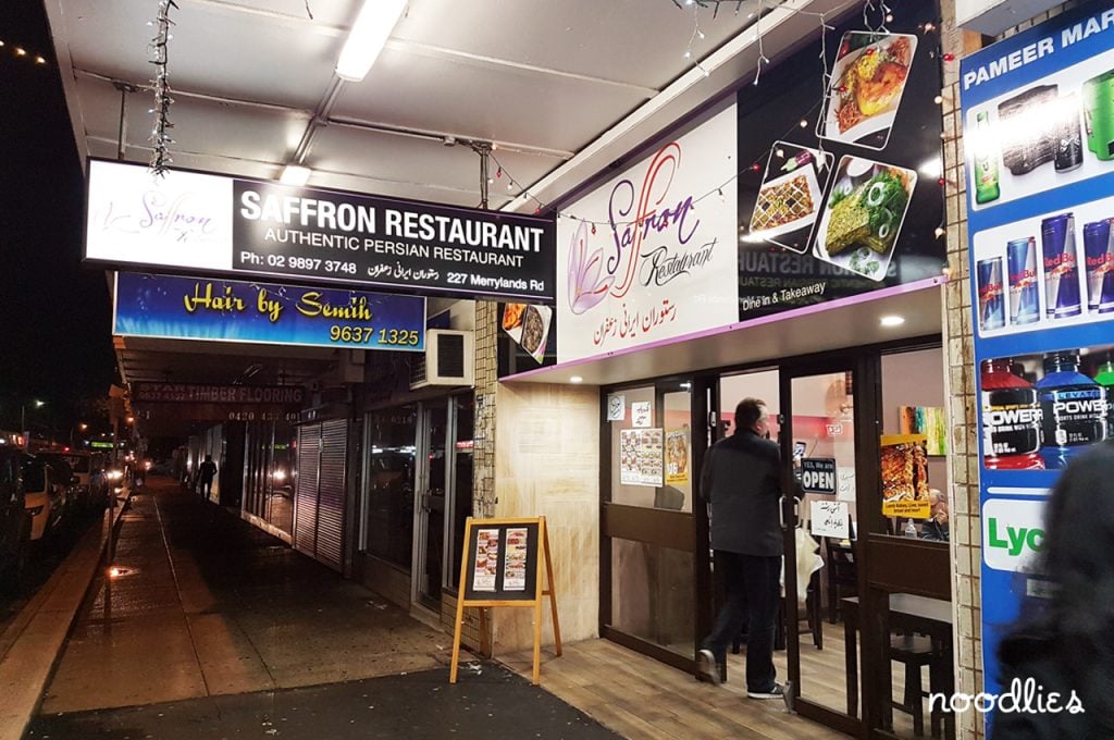 saffron persian restaurant merrylands