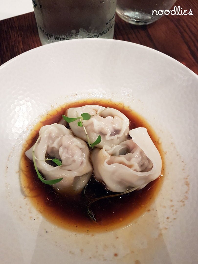 Steamed duck and pork dumplings. Holy Duck!