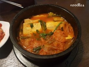 Cheongdam kim chi soup